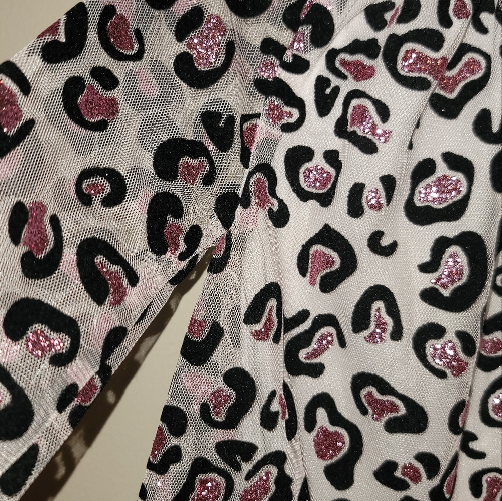 Girls sparkle leopard dress 2t - Picture 4 of 6